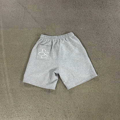 SHORTS "TRUST IN GOD" - Grey/White