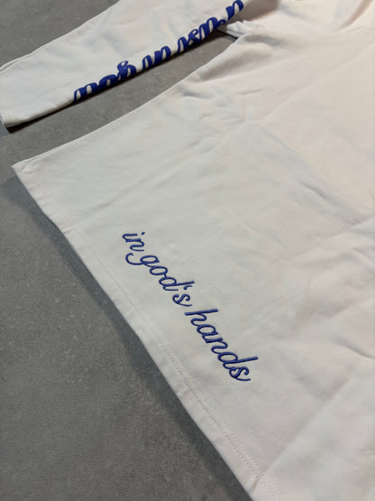 heavyweight longsleeve white/blue