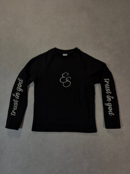 heavyweight longsleeve black/grey